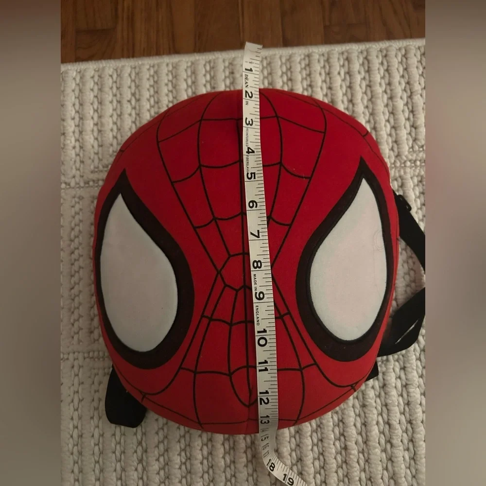 Marvel Red White Black Spiderman Plush Backpack Back Pack